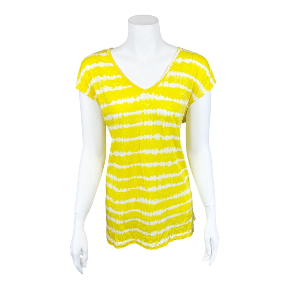 Studio Park x Kerstin Lindquist Every Day Is Vaca Top Sunshine Stripe Medium Sz